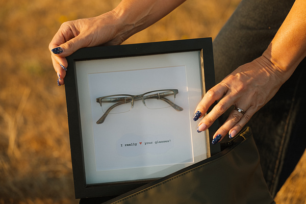 Glasses framed